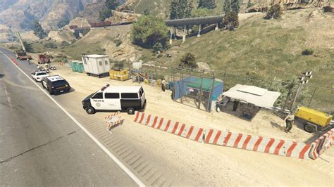 Police Checkpoint On The Highway Gta Mods