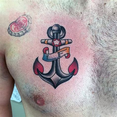 40 Small Anchor Tattoo Designs For Men Manly Miniature