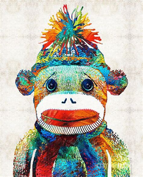 Sock Monkey Art Your New Best Friend By Sharon Cummings By Sharon