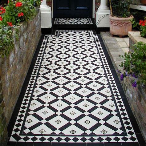 Victorian Geometric Floor Tiles Outside Inspiration In South London