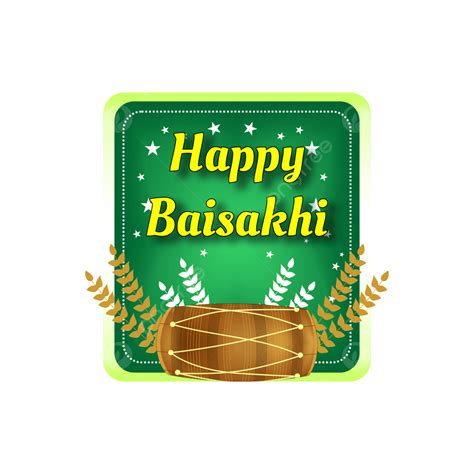 Hình ảnh Lễ Hội Baisakhi Yếu Tố Màu Xanh Lá Cây Với Rượu Png Hạnh