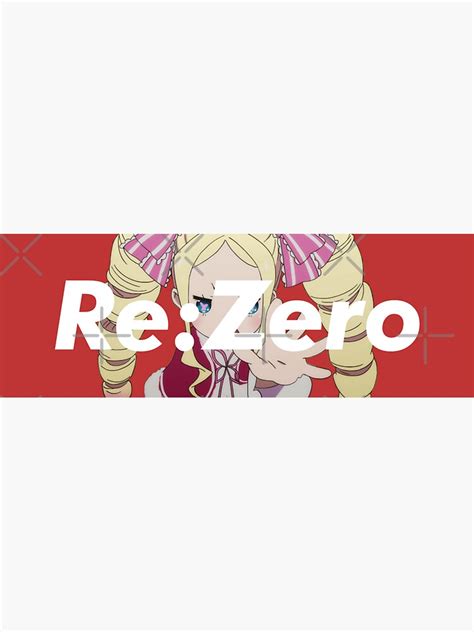 Beatrice Rezero Banner 1 Sticker By Chumbo21 Redbubble