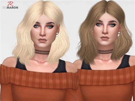 The Sims Resource Naira Hair Retextured By Remaron Sims 4 Hairs