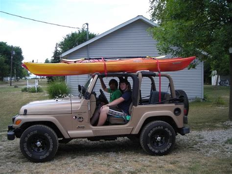 Marda Info Homemade Kayak Rack Jeep Wrangler