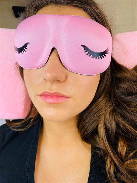 Sleeping Mask Cover For Lash Extensions 3d Silk Sleep Eye Mask