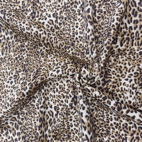 Leopard Print Fabric Spandex Fabric Lycra Material