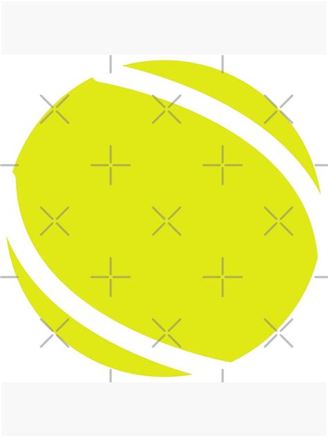 Rafael Nadal Tennis Ball Logo Simple Minimalist Design Poster For