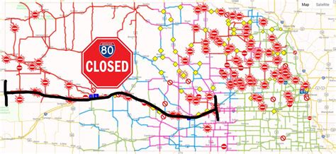 Nebraska Road Closures Map