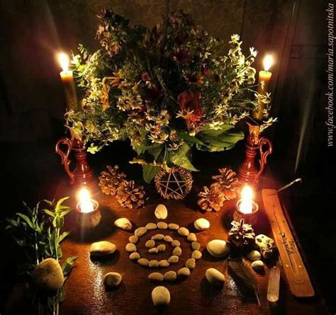 Beautiful Yule Altar Pagan Altar Yule Pagan