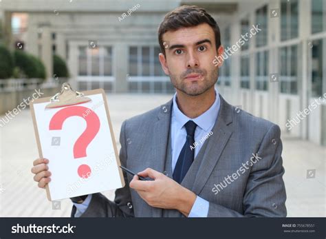 Confused Businessman Major Question Stock Photo 755678551 Shutterstock