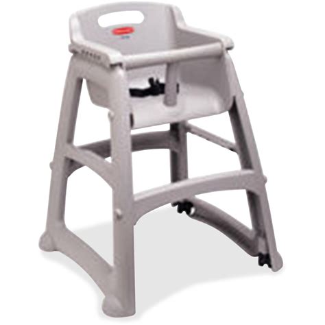 Rubbermaid Commercial Sturdy Chair Youth High Chair Platinum 1