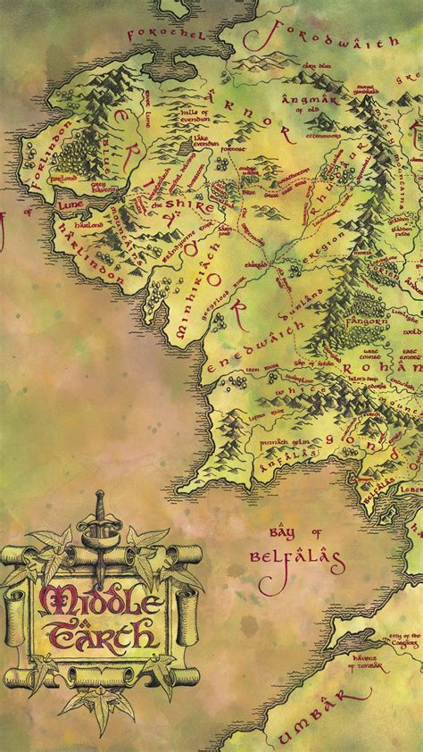 Full High Resolution Full Map Of Middle Earth Tons Of Awesome Middle