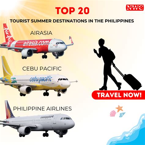 Top 20 Tourist Summer Destinations In The Philippines Via Cebu Pacific Airasia Philippine