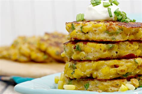Quick And Easy Pan Fried Corn Fritters Recipe Sweet Peas Kitchen