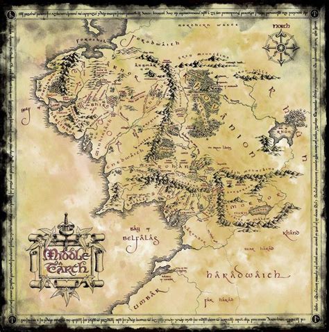 Map Of Middle Earth 2400x2424 Lotr And The Hobbit Jr