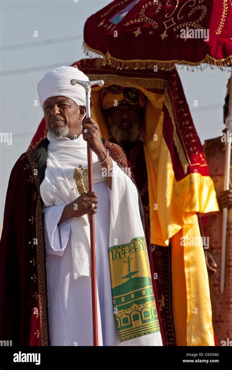 Christian Orthodox Priests At The Timket Festival Stock Photo Alamy