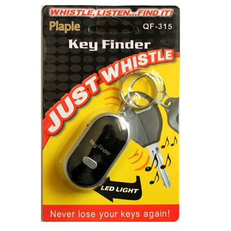 Whistle Key Finder Flashing Beeping Remote Lost Keyfinder Locator