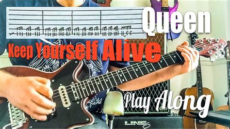 Queen Keep Yourself Alive Guitar Play Along Guitar Tab Youtube