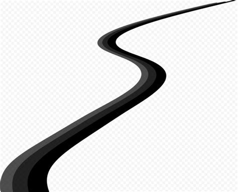 Hd Black Curved Curve Line Png Citypng