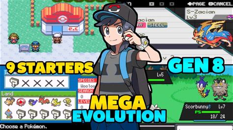 New Pokemon Completed Gba Rom Hacks 2022with Gen 8mega Evolution