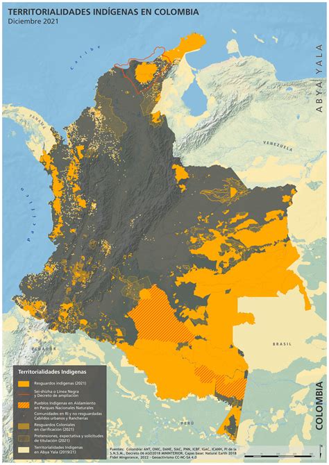 territorios indígenas en colombia 2021
