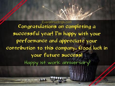 15 Unique Happy 1 Year Work Anniversary Quotes With Images