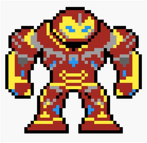 Pixel Iron Man Mega Hd Png Download Kindpng