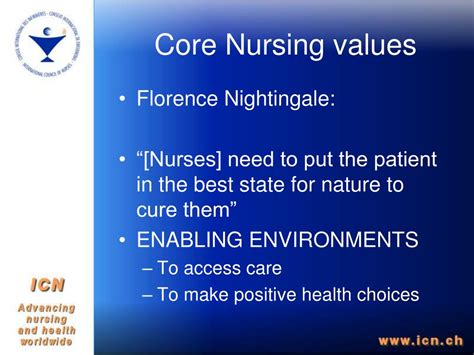 Ppt Core Nursing Values Revisited Powerpoint Presentation Free