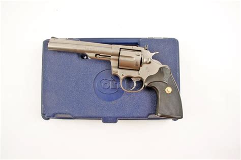 Colt Trooper Mark Iii Cal 22lr Sny41221 Da 6 Shot Target Revolver Ss