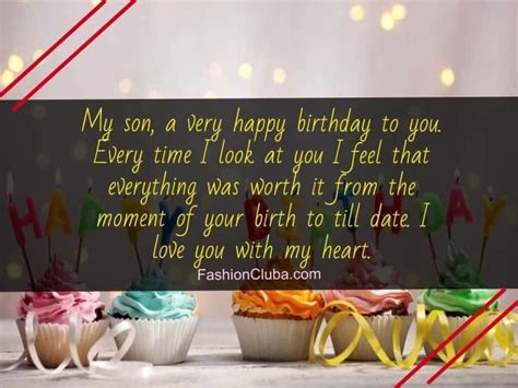 Cute Happy Birthday Wishes For Son From Father And Mother Fashion Cluba