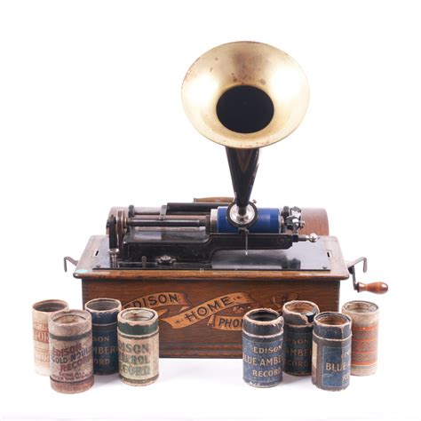 Edison Home Phonograph. - Antique weapons, collectibles, silver, icons ...