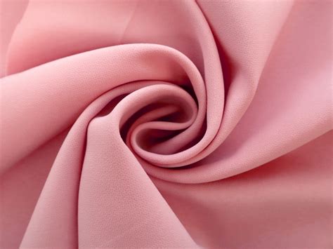 Polyester Stretch Crepe In Light Pink Bandj Fabrics