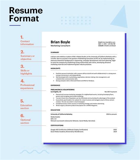 The Most Effective Resume Format For 2021 Pros And Cons Resumeway