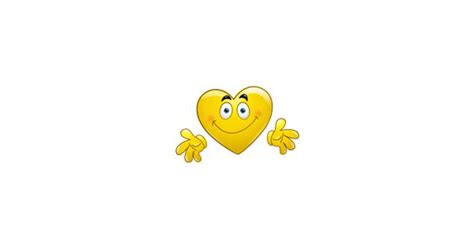 Heart Shaped Smiley Giving A Hug Symbols And Emoticons