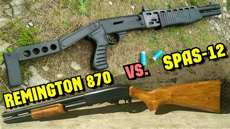 Ремингтон 870 против СПАС 12 Какой дробовик легче сделать L Remington
