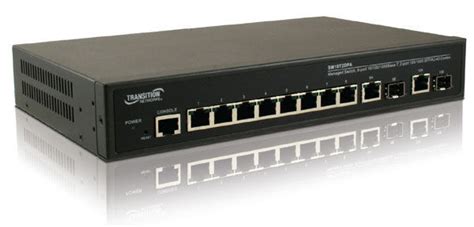 Managed Switch Sm10t2dpa Transition Networks 8 Ports