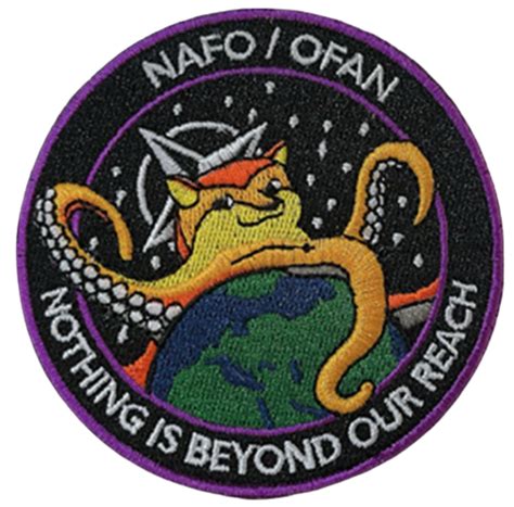 Nafo Nothing Is Beyond Our Reach Velcro Patch One Per Customer Limi