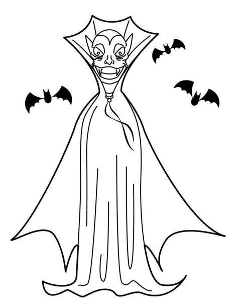 Vampire Coloring Pages Home Design Ideas