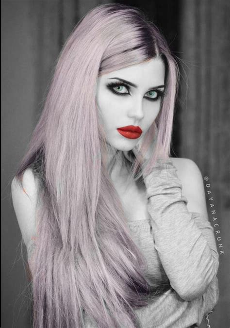 Beautiful Dayana Crunk Gothic Hairstyles Goth Beauty Blonde Beauty
