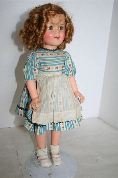 Vintage 1950s Shirley Temple Doll Ideal St 17 1 Orig Dress Very Good