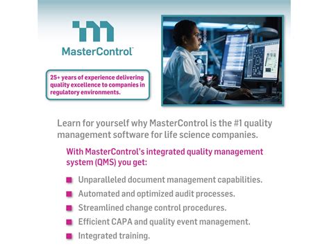 Mastercontrol Inc Quality Magazine