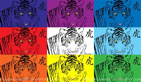 Rainbow Tigers By Kmccaigue On Deviantart