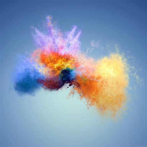 Wallpaper 1920x1920 Px Abstract Colorful Exploded 1920x1920
