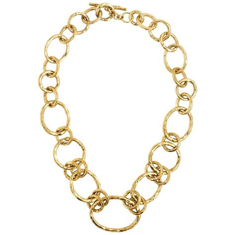 Ippolita Glamazon 18 Karat Yellow Gold Revolution Link Necklace At 1stdibs