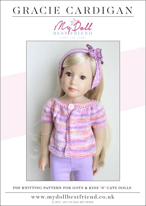 13 Doll Knitting Pattern Little Flower Free Download American