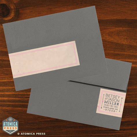 Diy Printable Personalized Envelope Wrap Around Address Labels