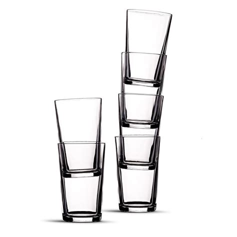 duralex unie 7 ounce clear glass tumbler drinking glasses set of 6 open box 3550190501261 ebay