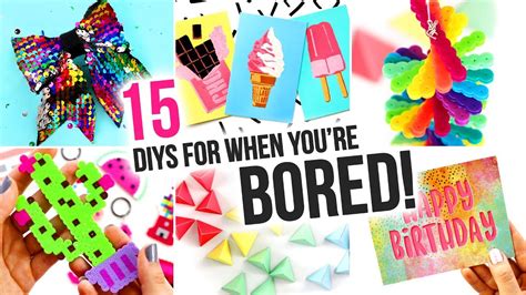 15 Easy Diys To Do When Youre Bored Diy Compilation Video