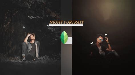 With it, you can change the background in the photo. Snapseed New Night Portrait Effect Editing | Best Dark ...