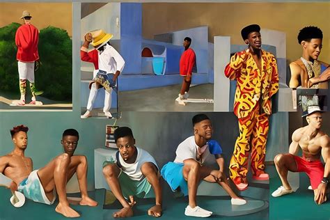 Shirtless Black Men Digital Art By John Buttons Pixels